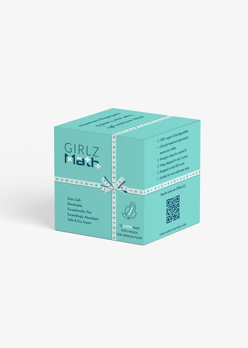 12 Super Organic Cotton Pads